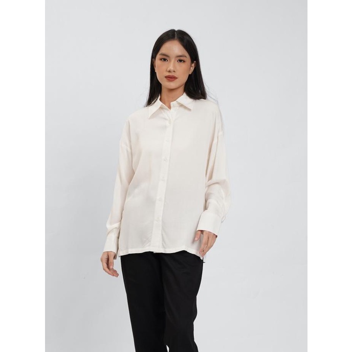 THENBLANK Loose Shirt Broken White