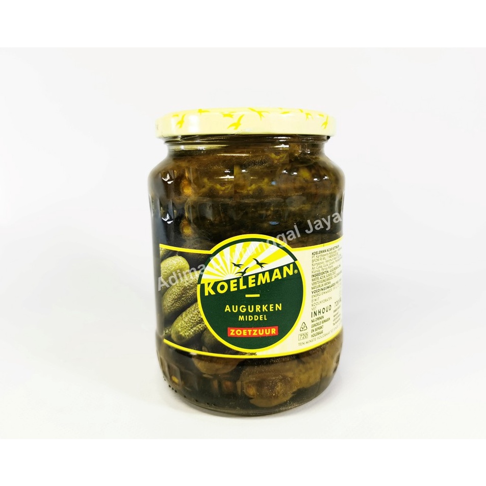 

Big Sale➼ Acar Mentimun / Dill Gerkins / Dill Gerkins Pickles Koeleman 720gr R61 ➬