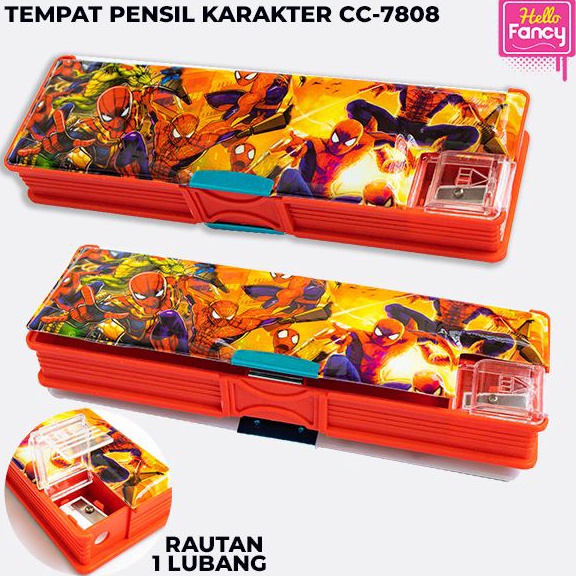 

Tempat Pensil / Pencil Case Magnet + Sharpener CC-7808 ➥Model Terkini