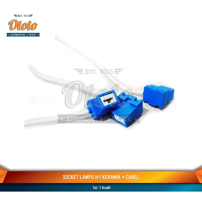 Socket Lampu H-1 Keramik + Cable Promo