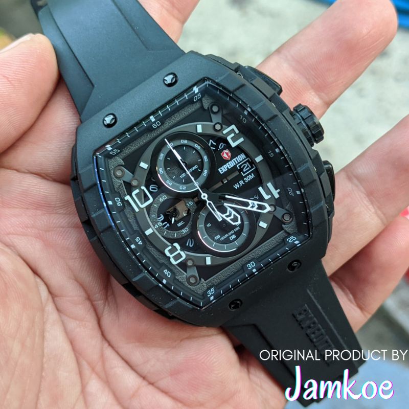 Jam Tangan Arloji Expedition Tipe 6782 Remaja Cowok Pria Analog Original Ori Murah Anti Air Strap Ku