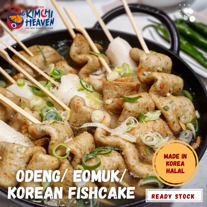 

Oden / odeng / eomuk / korean fishcake import 1kg 20pc inc bmbu Halal