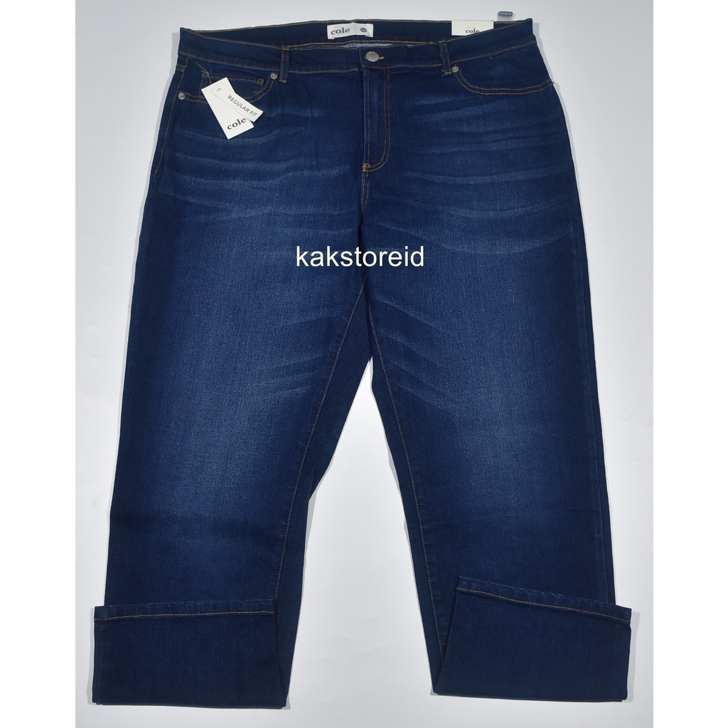Celana Panjang Pria Jeans COLE Denim Tua Reguler Fit SKD 05