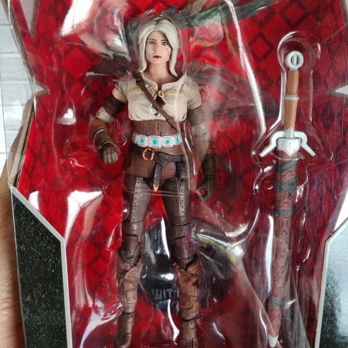 PROMO MCFARLANE THE WITCHER WILD HUNT CIRI ACTION FIGURE ORIGINAL TERLARIS