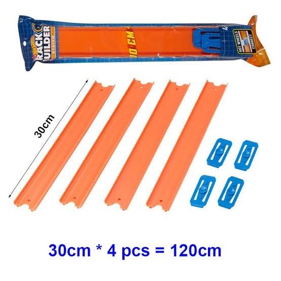 TRACK HOTWHEELS JALANAN TRAK LURUS HOT WHEELS TRACK BUILDER STRAIGHT