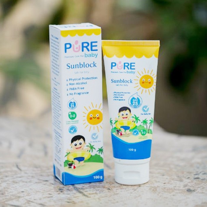 TERLARIS Purebaby SunBlock SPF 25 Pure Baby Sun Blok Bayi dan Anak-anak