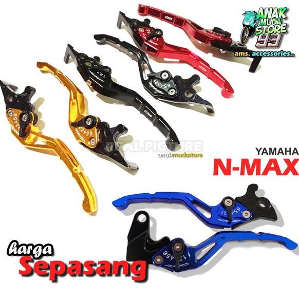 TERBARU Handle Rem n max Setelan Jarum Gagang Rem Kiri kanan Handlebrake CNC variasi Motor Yamaha Nm