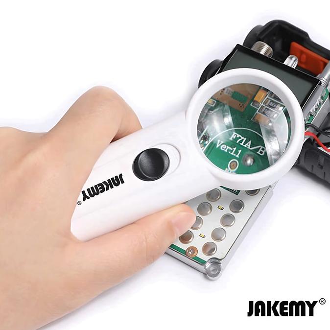 

JAKEMY KACA PEMBESAR 8X - JM-Z19 - WHITE