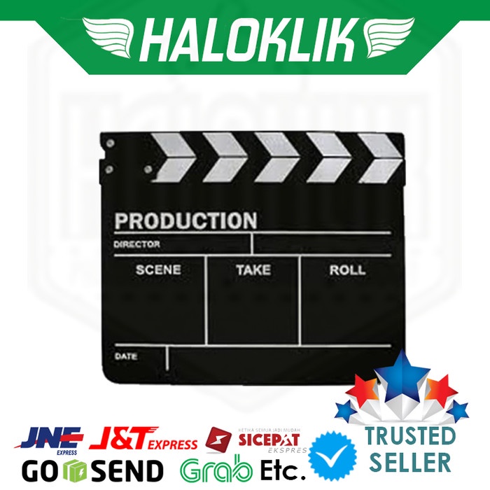 

Terlaris Clapper Board / Take Action / Clapperboard Mica