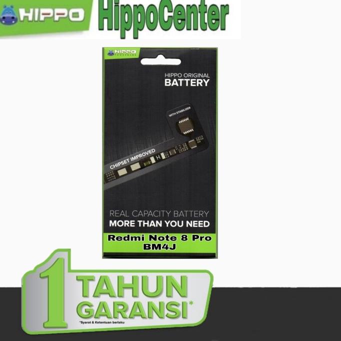 Baterai Hippo Xiaomi Redmi Note 8 Pro Hippo baterai BM4J