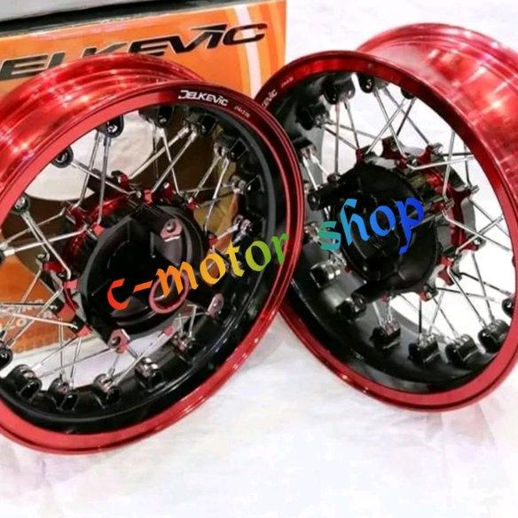 Sepaket Velg Delkevic Tromol Set Nui Racing yamaha n-max nmax
