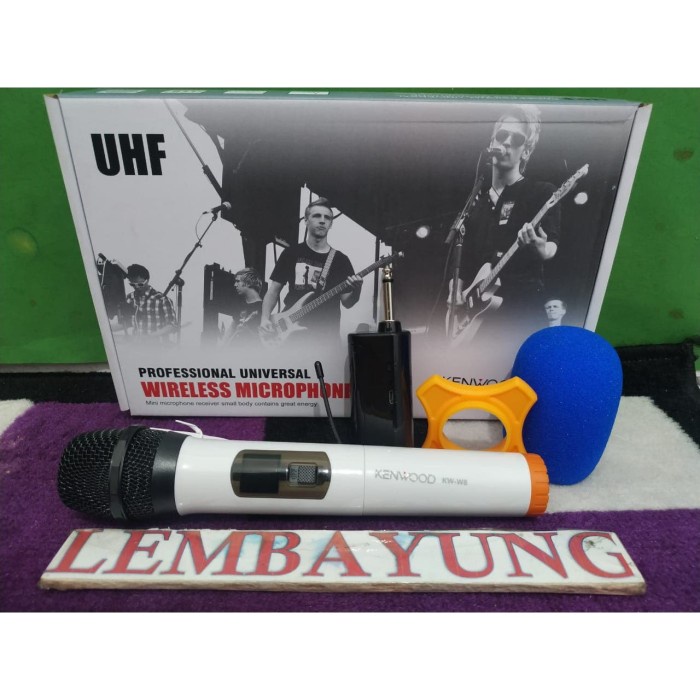 KENWOOD KW-W8 UHF Professional Universal Wireless Microphone