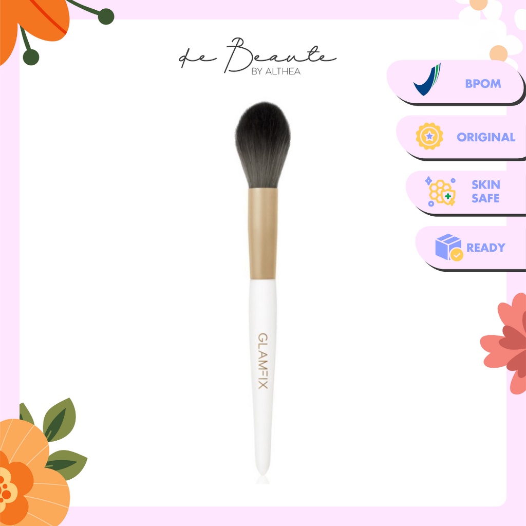 Glamfix Delicate Powder/Blush Brush Make Up 1 pcs - Kuas Make Up