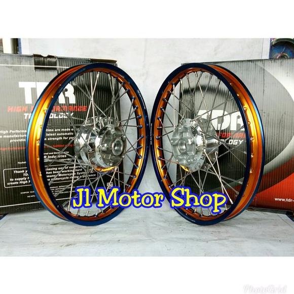 Sepaket Velg Tdr Tromol set jari jari old Vixion Vixion Lama
