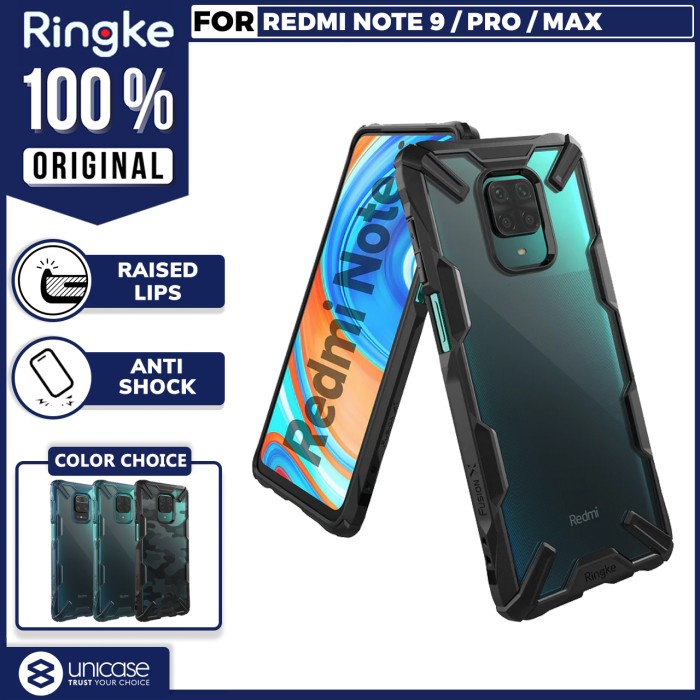 Case Xiaomi Redmi Note 9 / Pro / Max Ringke FUSION X Anti Crack Casing