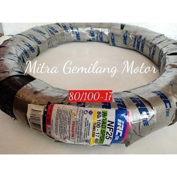 BAN TUBELESS 80 100-17 IRC