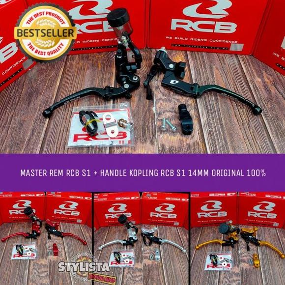 SALE PAKET 1 SET MASTER REM RCB S1 KANAN KIRI HANDLE KOPLING RCB S1 AEROX VARIO 125 150 BEAT MIO GSX