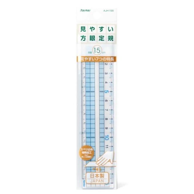 

Raymay Grid Ruler 15cm Penggaris Grid
