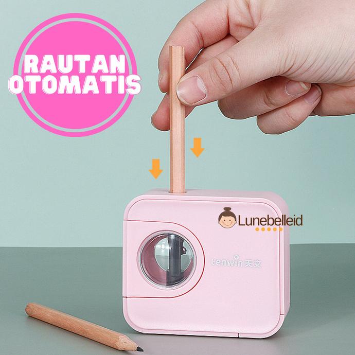 

Tenwin Automatic Pencil Sharpener / Rautan Pensil Otomatis