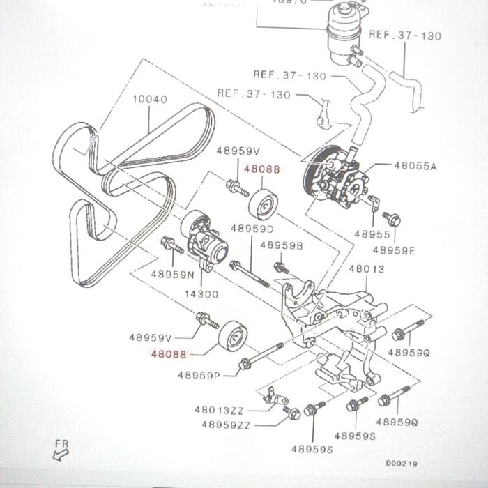 BEARING TENSIONER PULLEY AC MITSUBISHI OUTLANDER KOYO