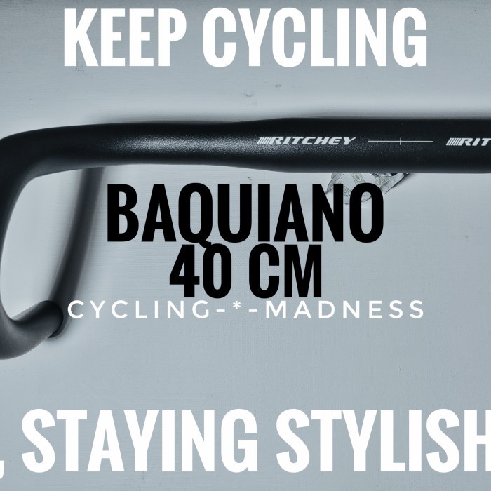 Terlaris Flare Dropbar Ritchey Baquiano Lebar 400 Mm. 31.8 Mm Clamp. For Gravel