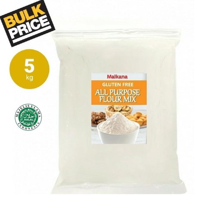 

TEPUNG SERBAGUNA GLUTEN FREE PENGGANTI TEPUNG TERIGU 5 KG / GLUTEN FRE