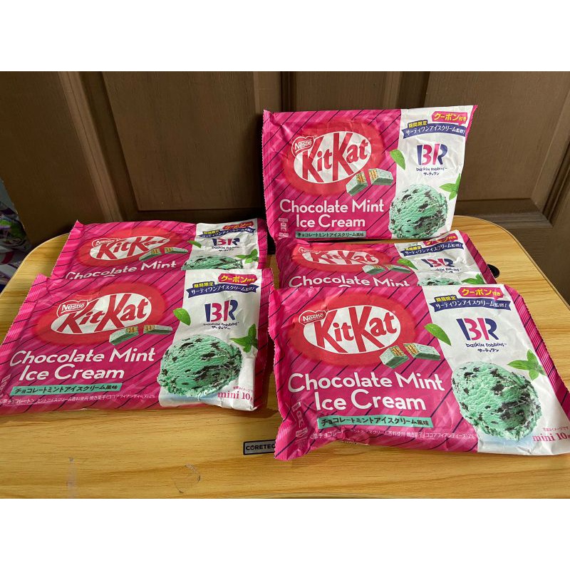 Kitkat Baskin Robbins Chocolate Mint Ice Cream