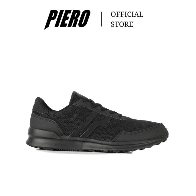 Piero Sepatu Sneakers Pria City Core Black Raven Black P21080
