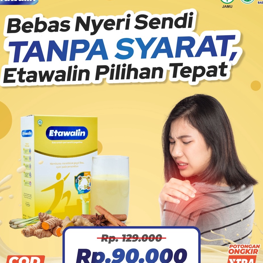

➭Readystock✪➝ CJ7YD Etawalin Susu Kambing Etawa Solusi Asam Urat dan Nyeri Sendi 1 Box B86 ✦Murah Banget