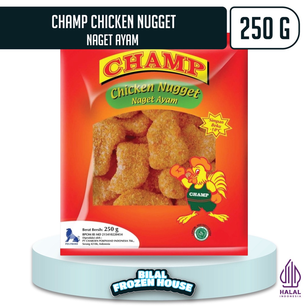 

Champ Chicken Nugget - Nugget Ayam Champ 250gr - 500gr