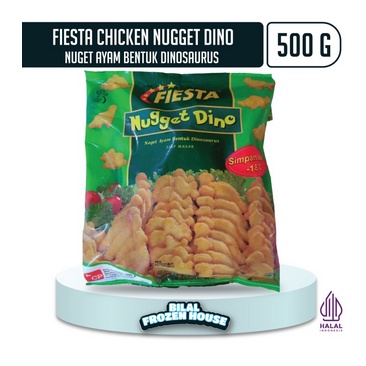 

Fiesta Nugget Dino 500gr - Nugget Ayam Bentuk Dinosaurus