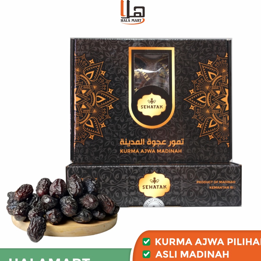 

MALL Kurma Ajwa Madinah grade first 1 1kg buruan