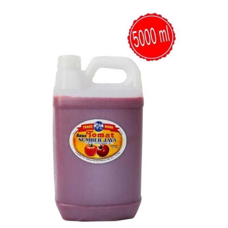 

Murah Banget.. Saos Saus Tomat Sumber Jaya 5000 ml 46