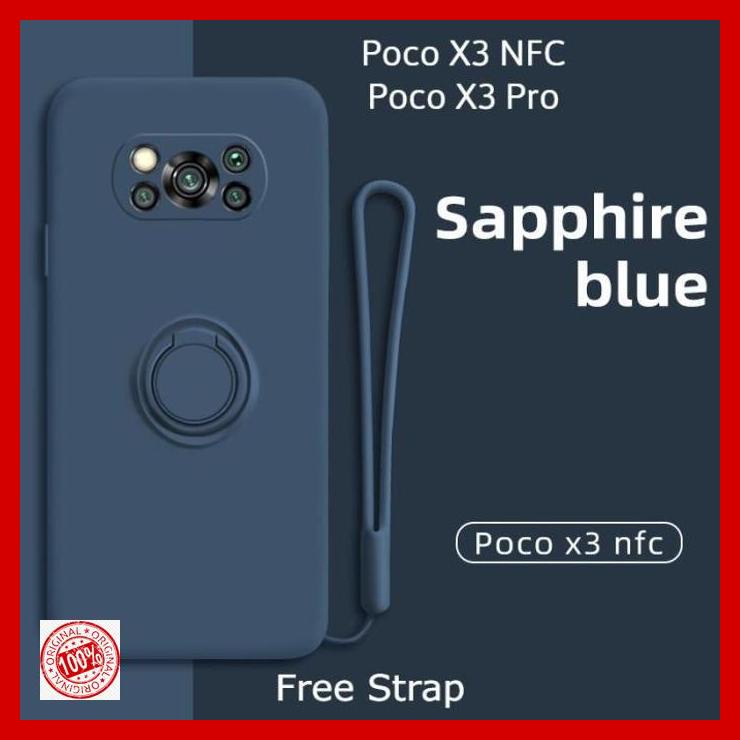 Xiaomi Poco X3 NFC / Poco X3 Pro Case Silicone with Ring Holder