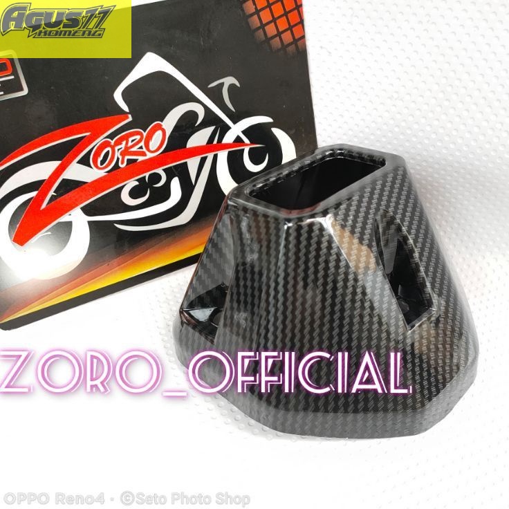 ★★★ Dhj Corong Knalpot Carbon Atau Cover Tutup Mulut knalpot Vario 125/150 CB150R New 2018-2023 ☆ ☣