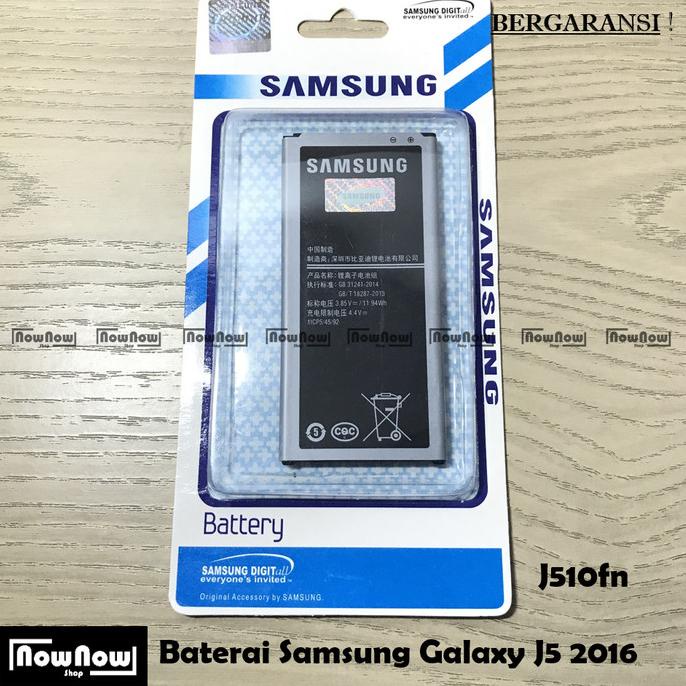 Baterai Samsung Galaxy J5 2016 J510FN Original Batre Batrai Battery HP