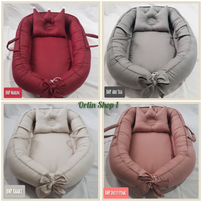 Terlaris Ready Stock Baby Nest Polos Premium Kasur Bayi 2 Warna