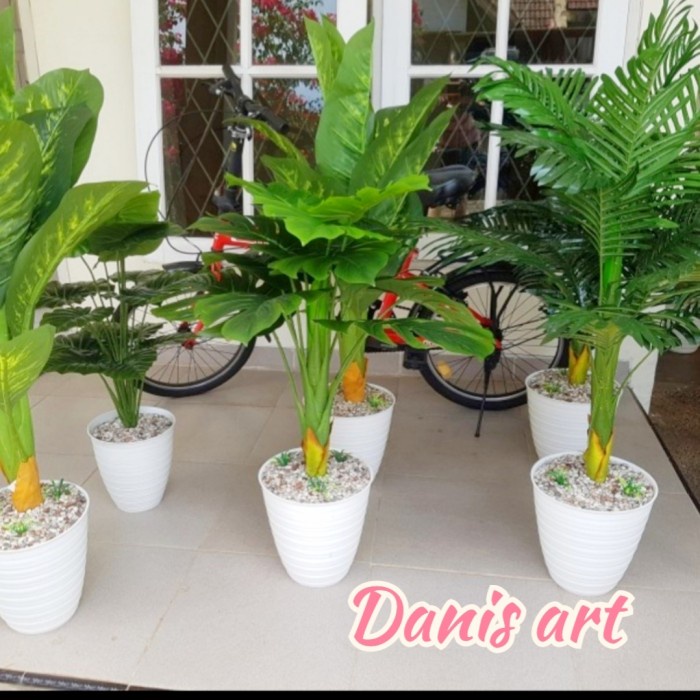 PROMO MONSTERA JUMBO/ MONSTERA PALSU / MONSTERA PLASTIK/ MONSTERA HIAS TERMURAH