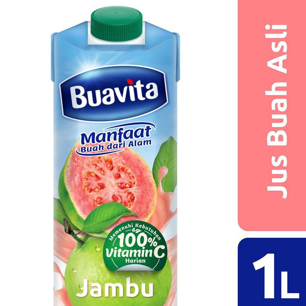 

✔ Buavita Jambu Jus Buah Asli 1000ml ド