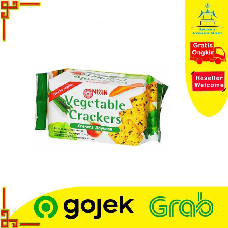 

Vegetable Crackers Krekers Sayuran 150 Gram - NISSIN