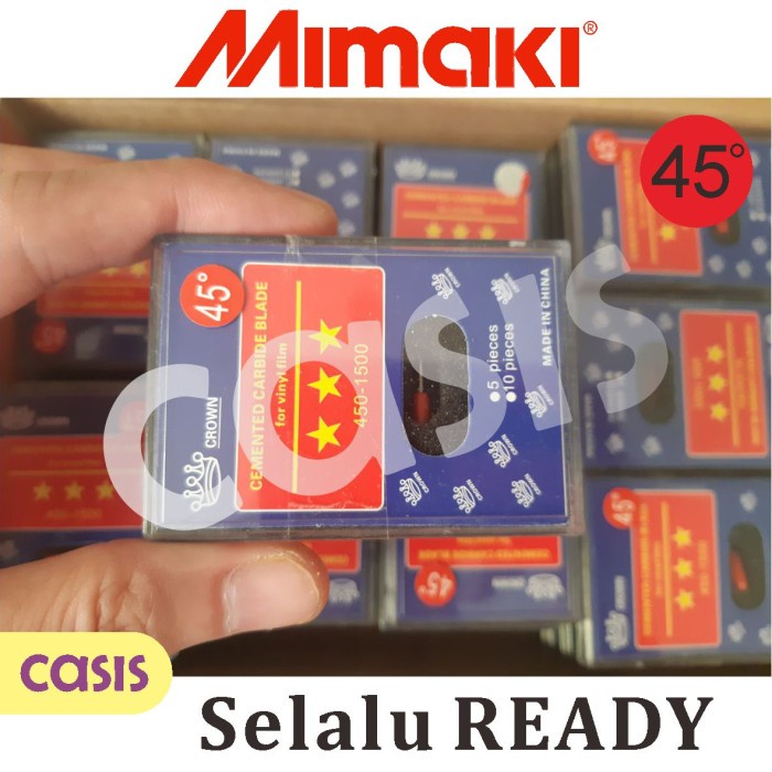 

Terlaris Art Knife Pisau Mimaki 45 Derajat 1 Box Isi 5 Pcs - Casis