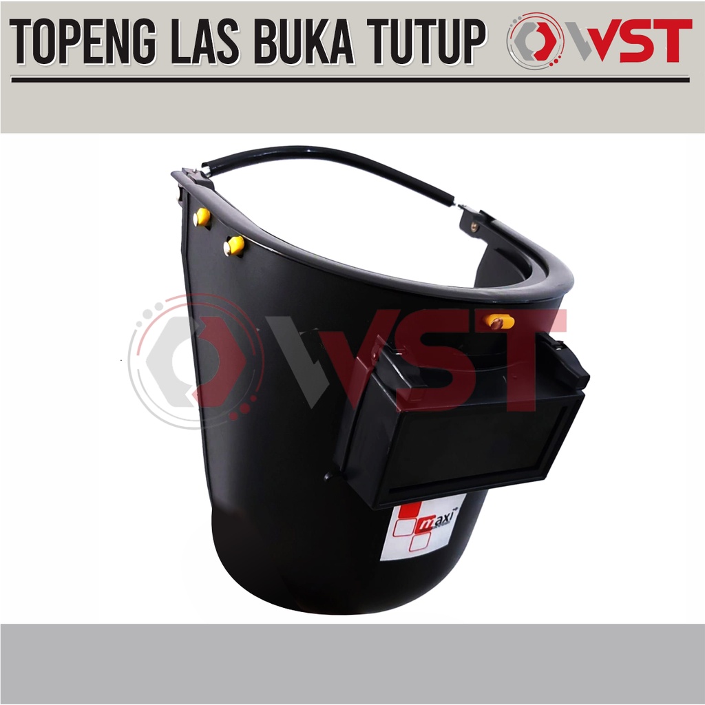 Maxi Topeng Las Buka Tutup / Kap Las / Kedok Las / Helm las