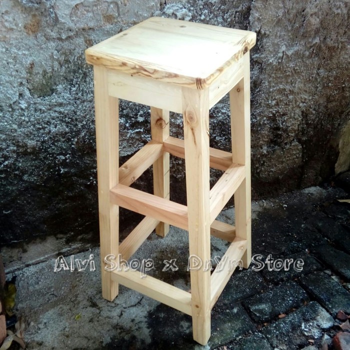 Best Seller Kursi Bar Jati Belanda Tinggi 80Cm Termurah