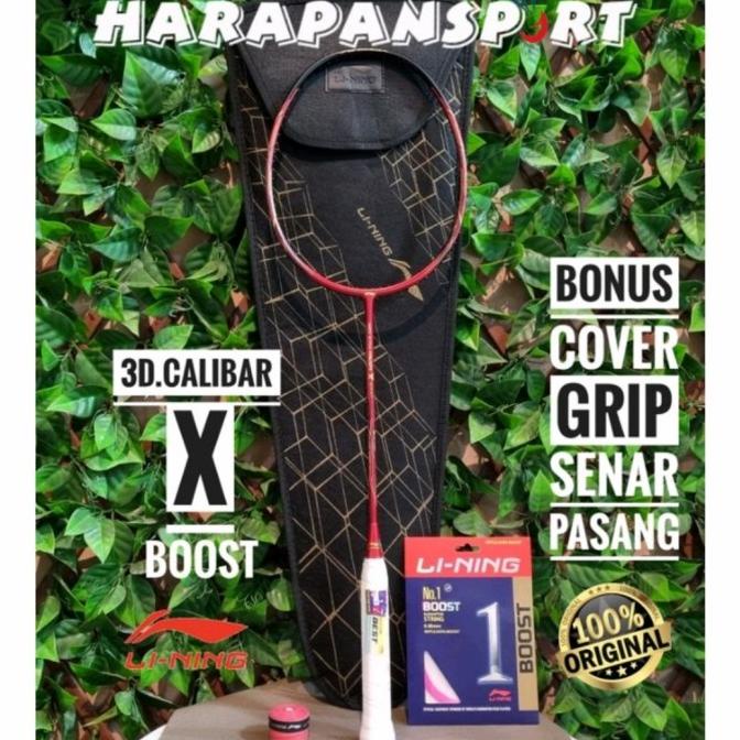 RAKET BADMINTON LINING 3D CALIBAR X BOOST ORIGINAL 3 D CALIBAR LINING