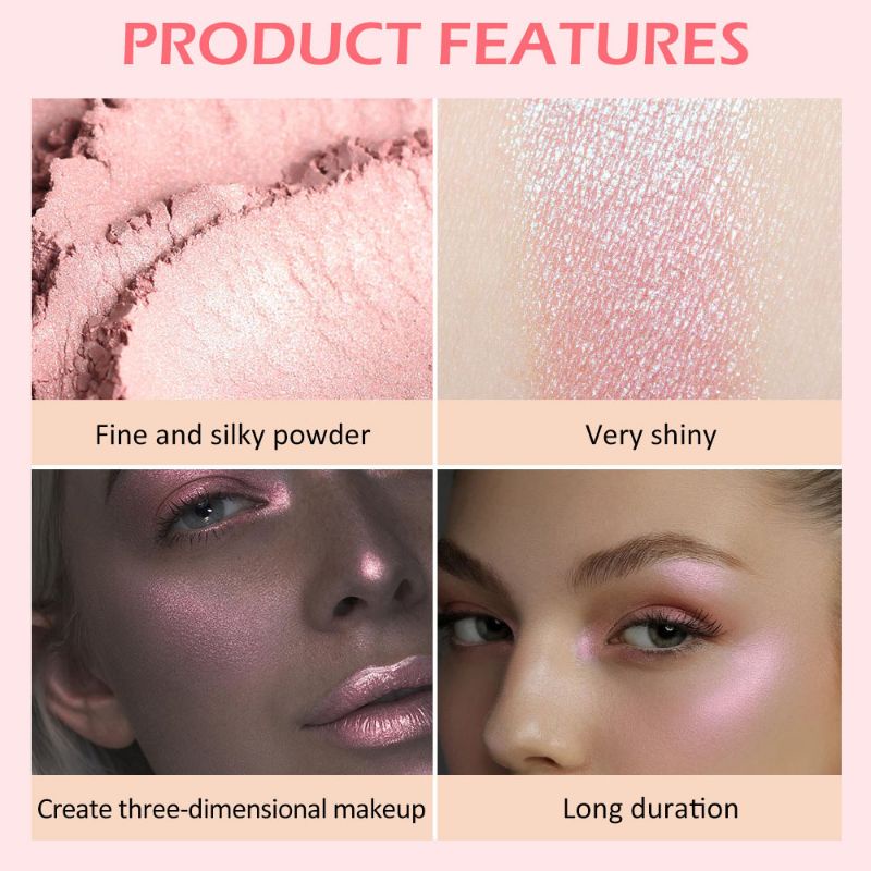 DNM Original Powder Body Glitter Highlighter Shimmer Eyeshadow Blusher Hair Contouring