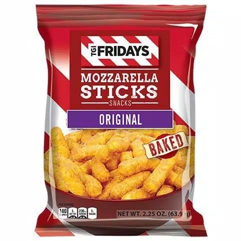 

[100gr] TGI Fridays Mozzarella Sticks Original Snack - TGIF Import USA Best Seller