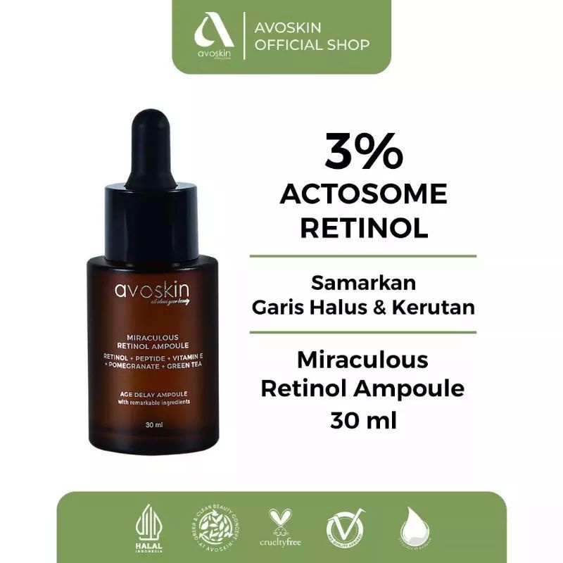 AVOSKIN RETINOL AMPOULE 30ML EXP2025
