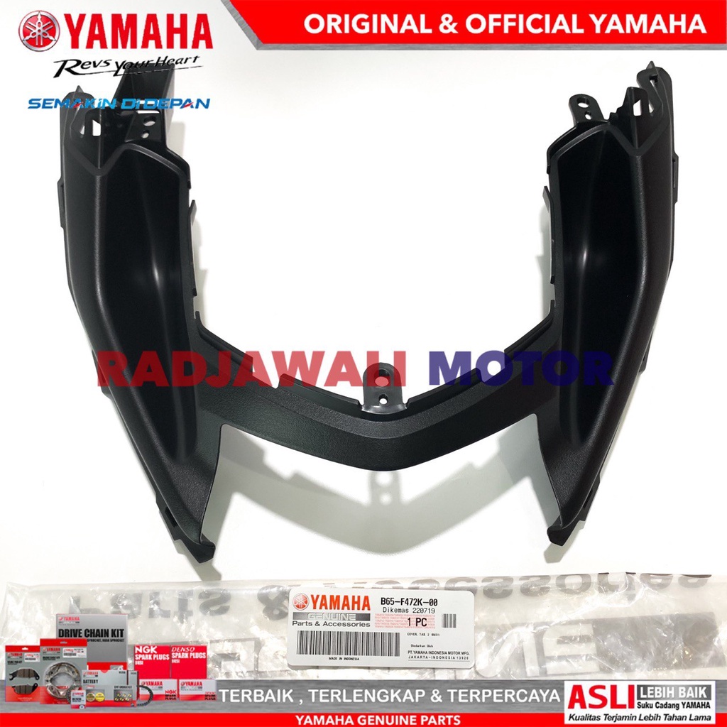 COVER TAIL SAMBUNGAN BEHEL AEROX 155 ASLI ORIGINAL YAMAHA B65-F472K-00 ORIGINAL YAMAHA GENUINE PARTS