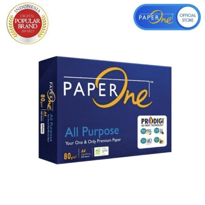 

Paper One A4 80 Gram/Kertas Fotocopy