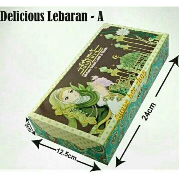 

Terbaru Dus Lebaran Delicious isi 10 pcs uk 12x25 cm